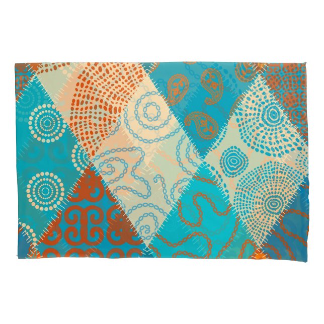 Design de pintura sem costura indiana. (Frente)
