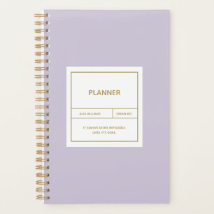 Design de Planejador Simples Minimalista