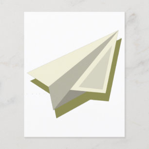 Design de plano de papel piloto