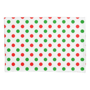 Design de Pontos Brancos Vermelhos Verdes