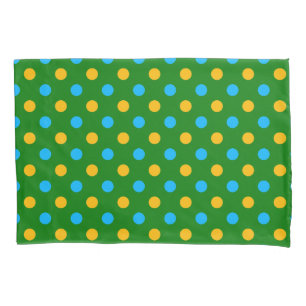 Design de Pontos Polka Amarelo Verde Preto