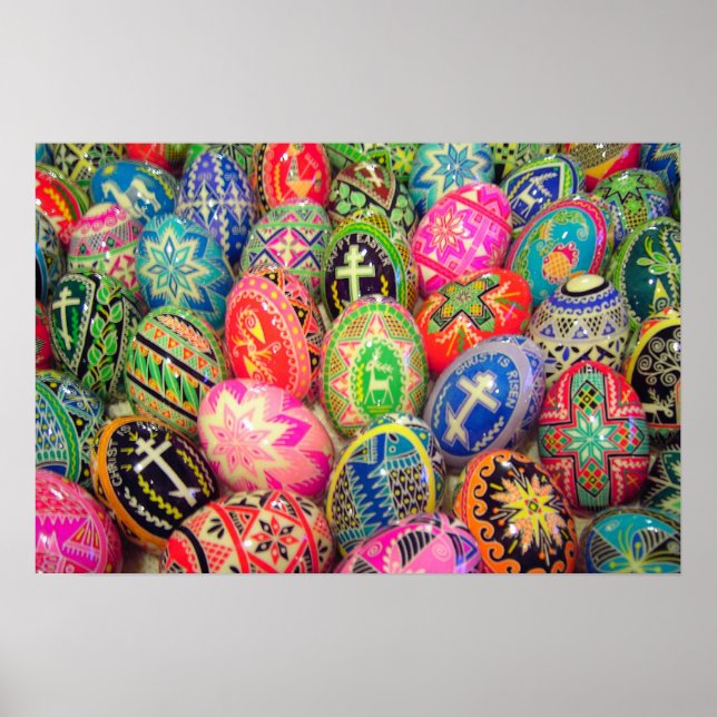 Design de Pysanky - poster - Personalizado (Frente)