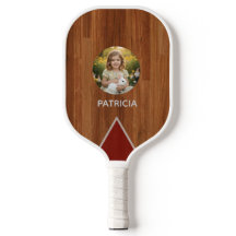Design de Raquete de Pickleball com Imagem e Nome