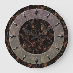 design de relógio de parede moderno.