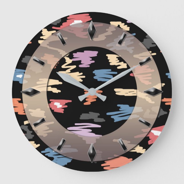 Design de relógio de parede moderno. (Frente)