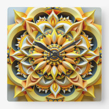 design de relógio triádico