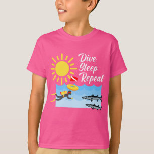 Design de Repetição do Sono - Camisa T Básica para