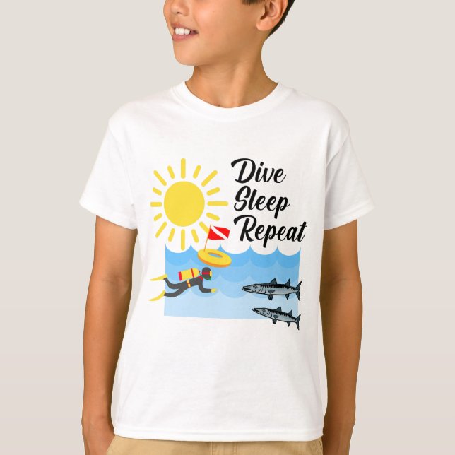 Design de Repetição do Sono - Camisa T Básica para (Frente)