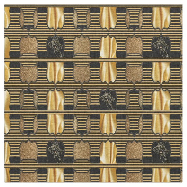 design de repetição do tecido Art Deco 1920 (Detalhe)