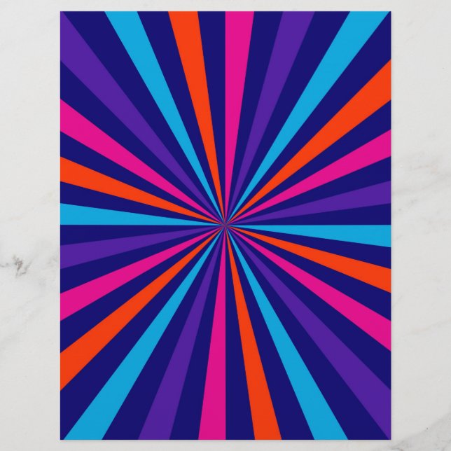 Design de roda giratória colorida de ruptura solar (Frente)