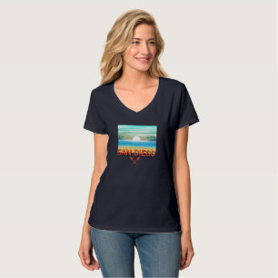 Design de San Diego - Camiseta Básica de T-Neck, d