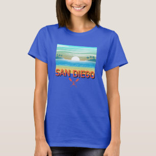 Design de San Diego - Camiseta básica para uso fem