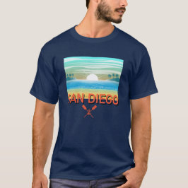 Design de San Diego - Camiseta Escura Básica