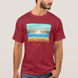 Design de San Diego - Camiseta Escura Básica