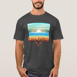 Design de San Diego - Camiseta Escura Básica