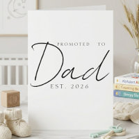 Design de Script de Anúncio Doce Promovido a Pai