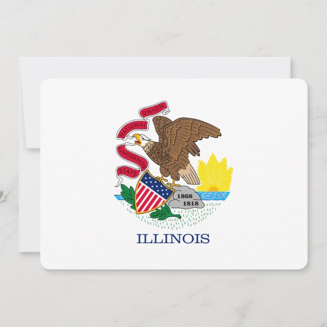 Design de Sinalizador do Estado de Illinois (Frente)