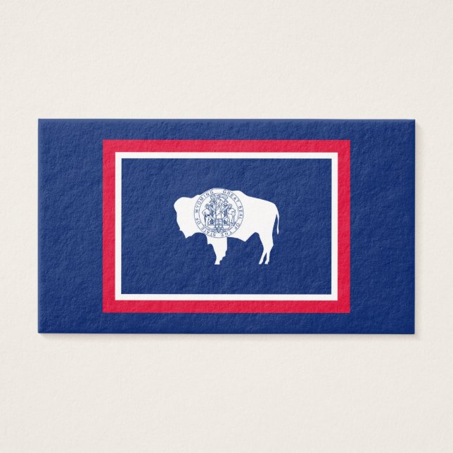 Design de Sinalizador do Estado de Wyoming (Frente)
