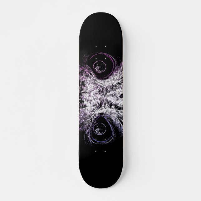 Design de skate de olhos assustadores (Frente)