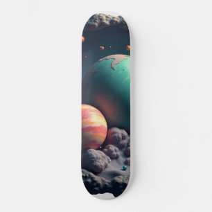 Design de Skateboard Espaço & Planeta