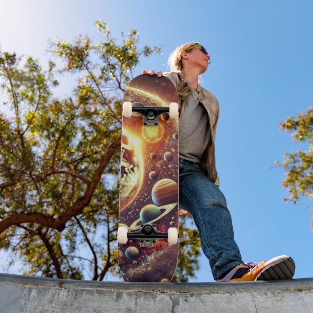 Design de Skateboard Espaço & Planeta (Ao ar livre 1)