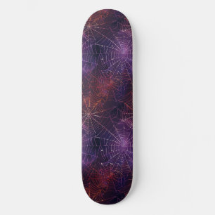 Design de Skateboard legal de aranha vermelha púrp