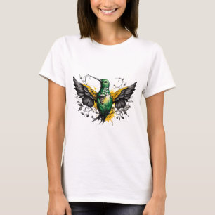 Design de T-Shirt Bastão Gato