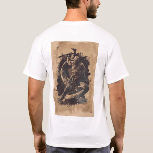 Design de T-Shirt com Abstrato único