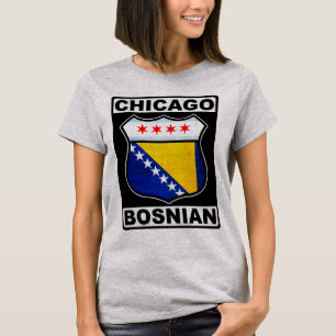 Design de T-Shirt da Bósnia de Chicago