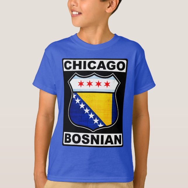 Design de T-Shirt da Bósnia de Chicago (Frente)