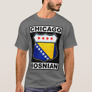 Design de T-Shirt da Bósnia de Chicago
