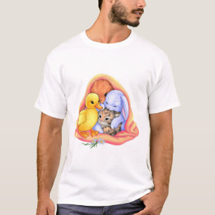 Design de T-shirt de animais cortantes e adoráveis