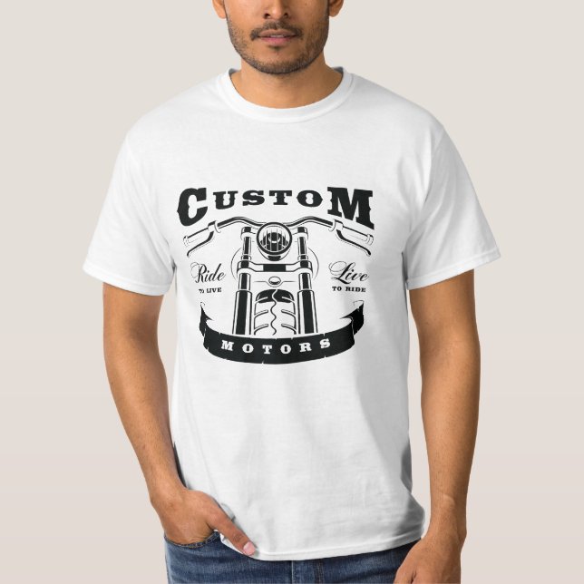 Design de T-Shirt de motocicleta (Frente)