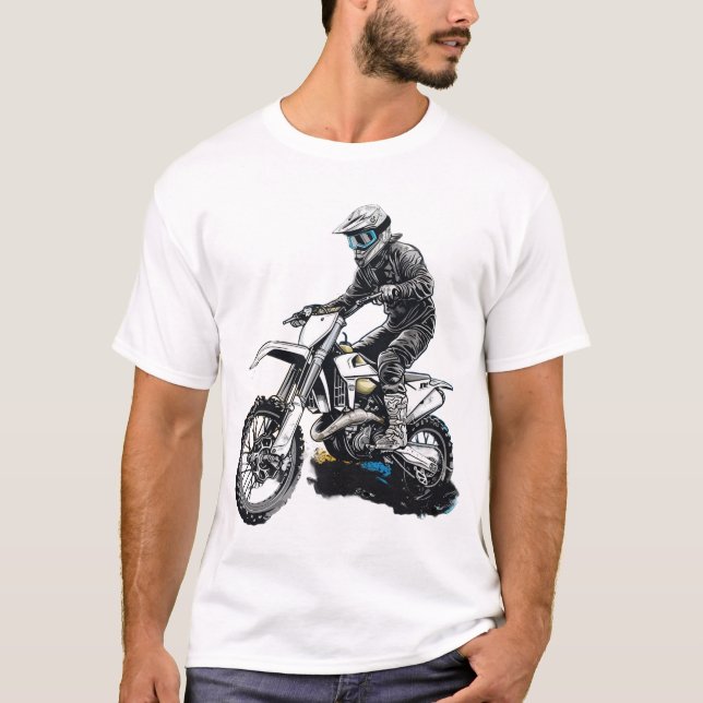 Design de T-Shirt de motociclista (Frente)
