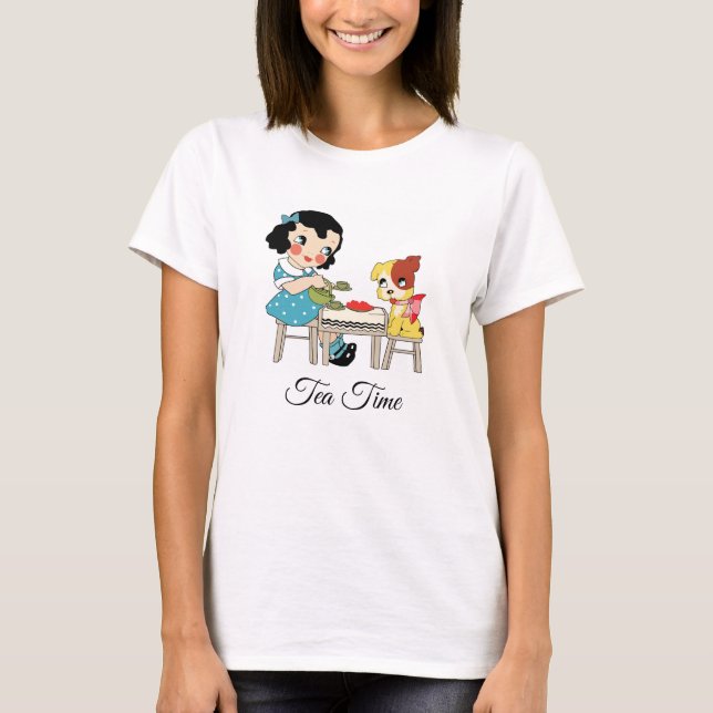 Design de T-Shirt do Tea Time (Frente)