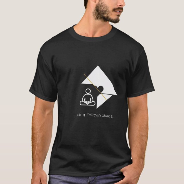Design de T-Shirt Geométrico Abstrato moderno (Frente)