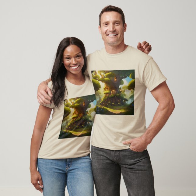 Design de T-Shirt Inspirado na Natureza (Unissex)
