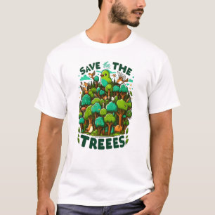 Design de T-Shirt Protetor da Natureza