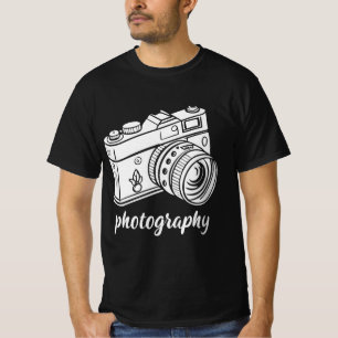 Design de t-shirt única para fotografia