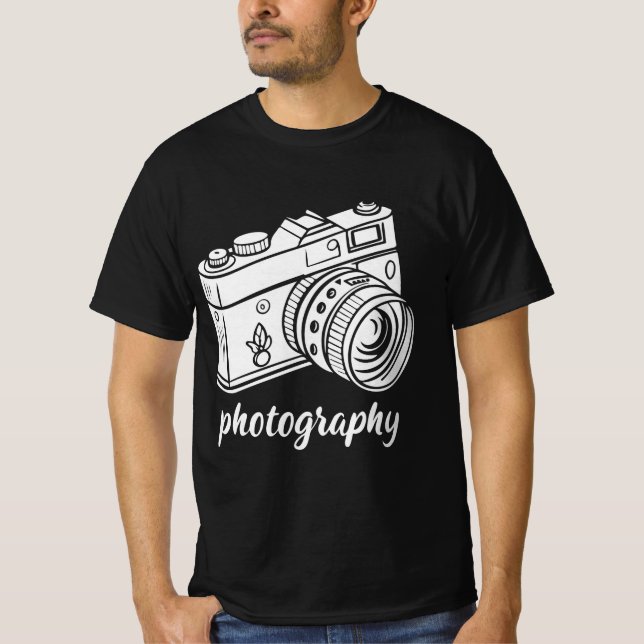 Design de t-shirt única para fotografia (Frente)