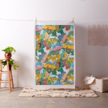 Design de Tecido de Flores Destaques