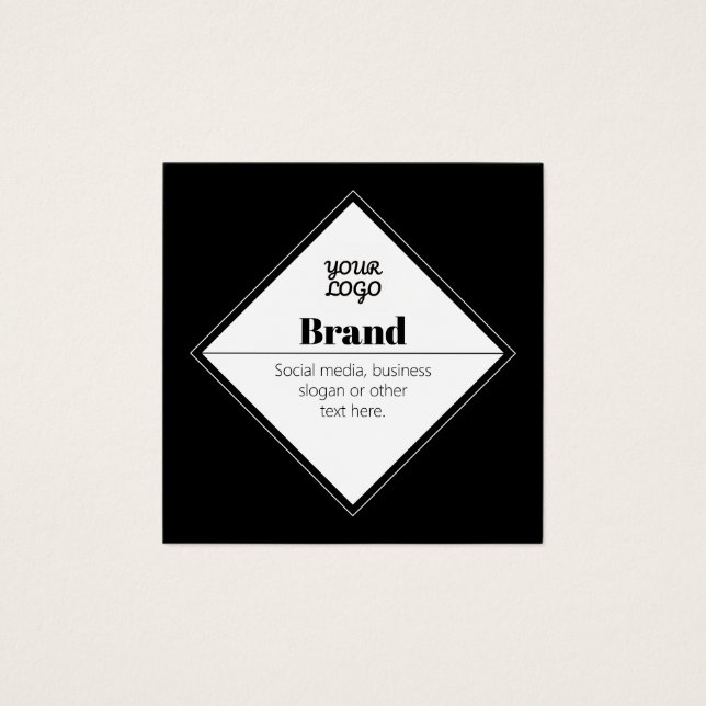 Design de texto moderno editável & Seu logotipo (Frente)
