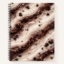 Design de Textura de Mármore de Milkshake de Cooki