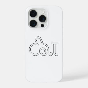 Design de Tipografia de Gato Minimalista – Arte de