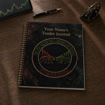Design de Trader Touro e Urso em Mármore Escuro