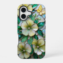Design de vidro liso amarelo suave e verde