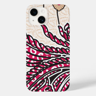 Design decorativa com vermelho vívido e alfinete