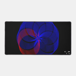 Design dentro do tapete do mouse da mesa 3D