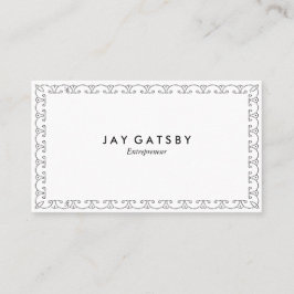 Design do art deco do cartão de visita | do