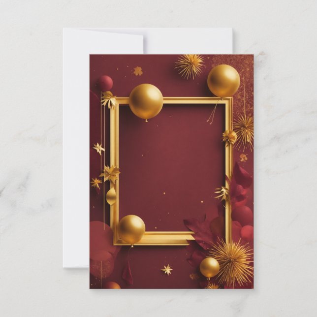 Design do cartão de convite (Frente)